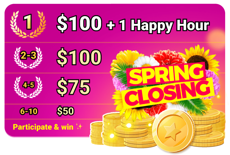 The party keeps going at Spring Closing with three consecutive Bonus Rankings.